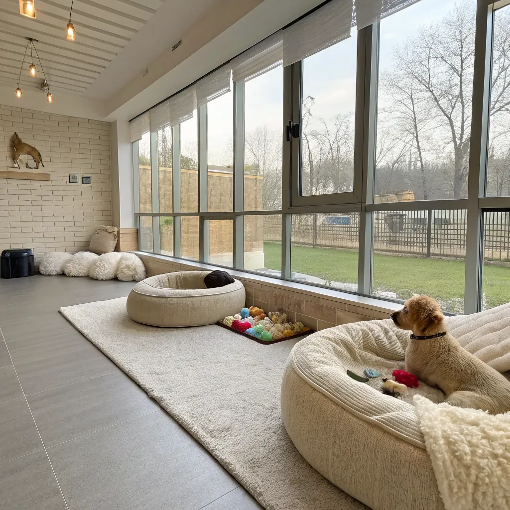 Luxury suite for pets at our Pet Hotel